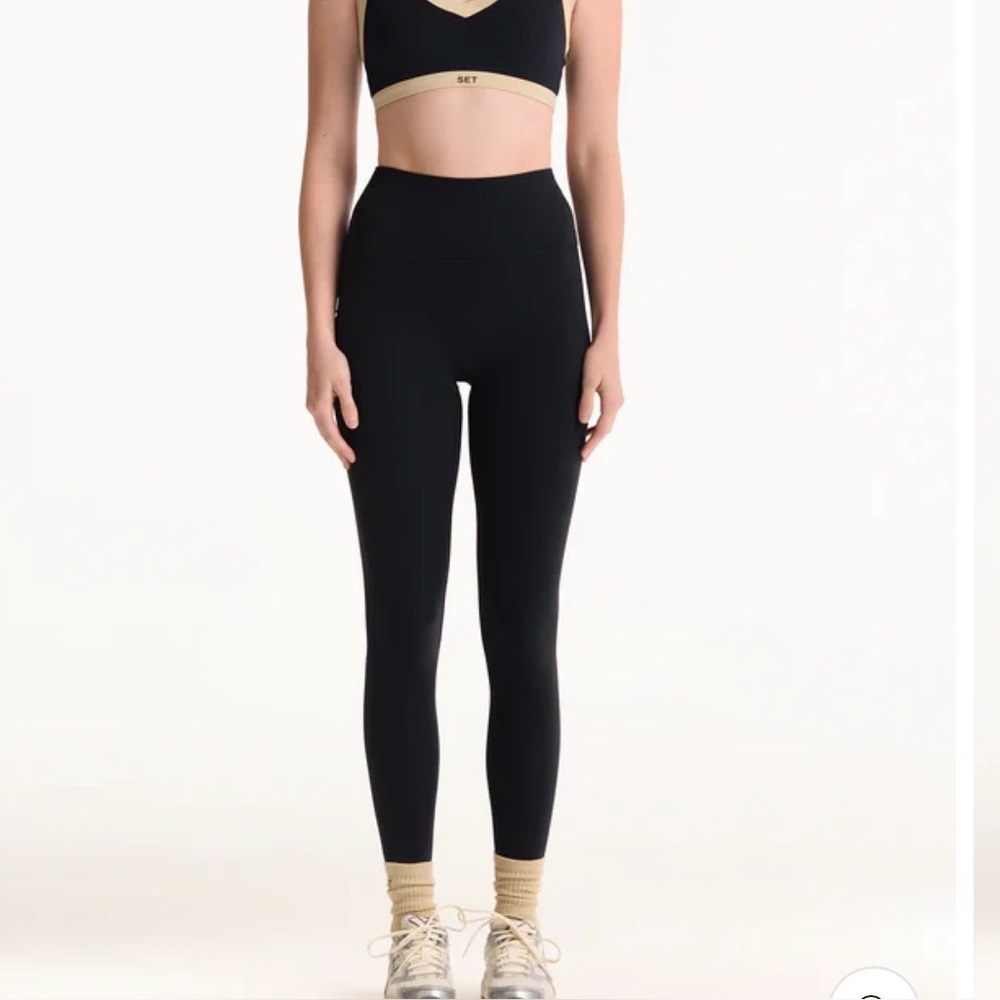 SET ACTIVE Breathe High-Rise Seamless Leggings Size Medium
